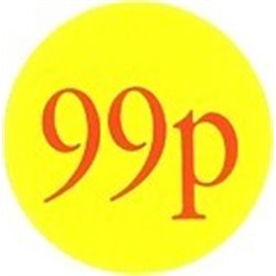 '99p' Promotional Labels / Stickers - Qty: 2000