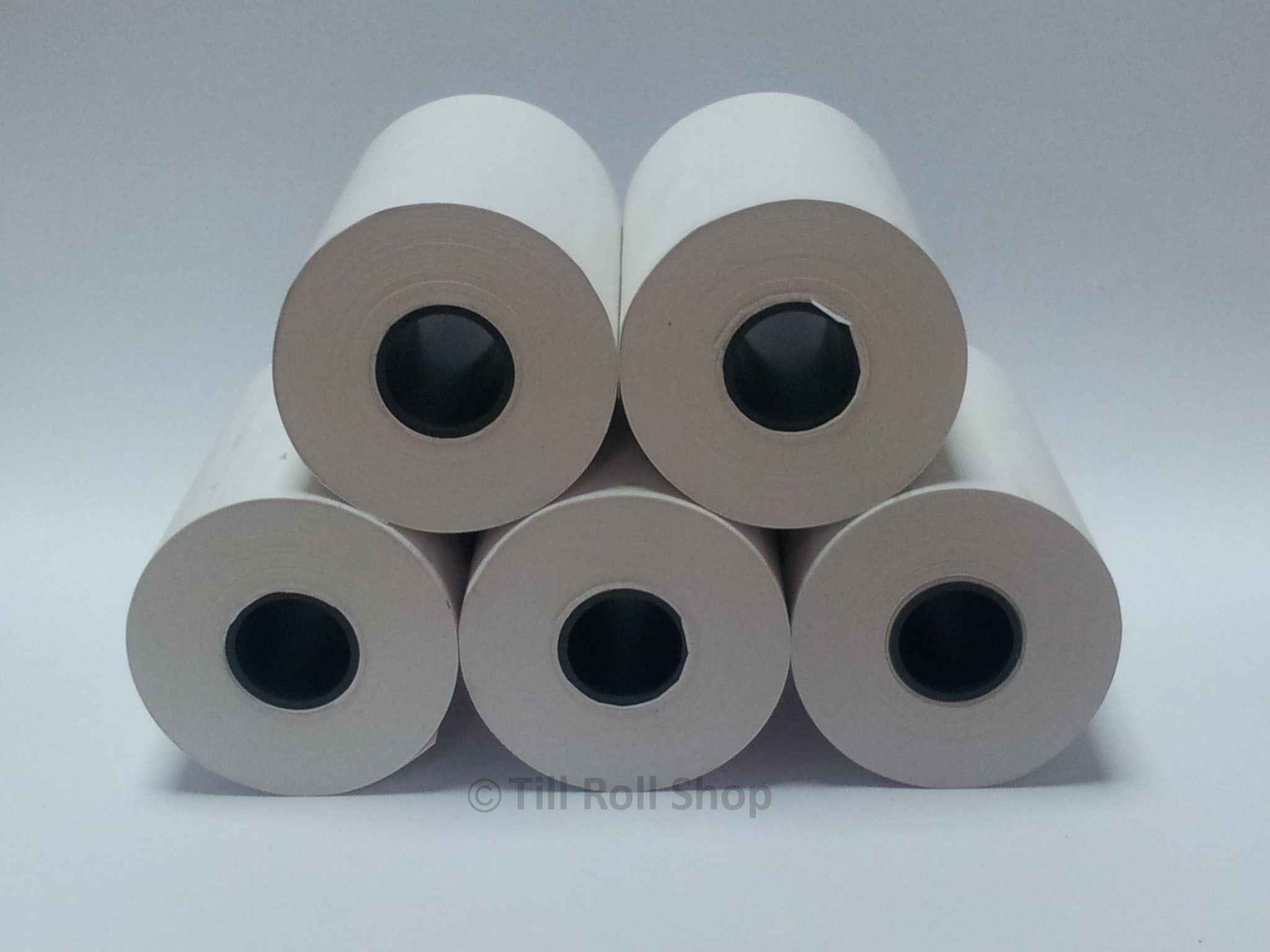 57x57  57 x 57mm A-Grade paper Till Rolls Box of 40 