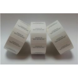 10,000 White 'Frozen On / Best Before' Price Gun Pricing Labels - 26mm x 16mm - CT7