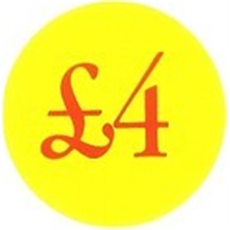 50mm '£3' Promotional Labels / Stickers Qty 2000
