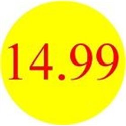 '12.99' Promotional Labels / Stickers - Qty: 500