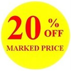 '10% off' Promotional Labels / Stickers - Qty: 500