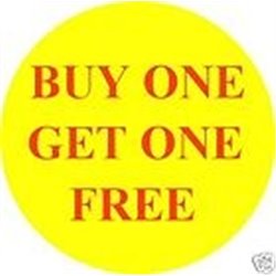 '3 for 2' Promotional Labels / Stickers - Qty: 500